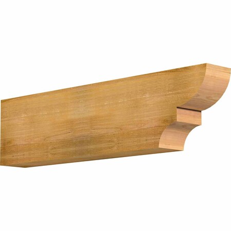 Ekena Millwork Ridgewood Rough Sawn Rafter Tail, Western Red Cedar, 6"W x 12"H x 48"L RFT06X12X48RID00RWR